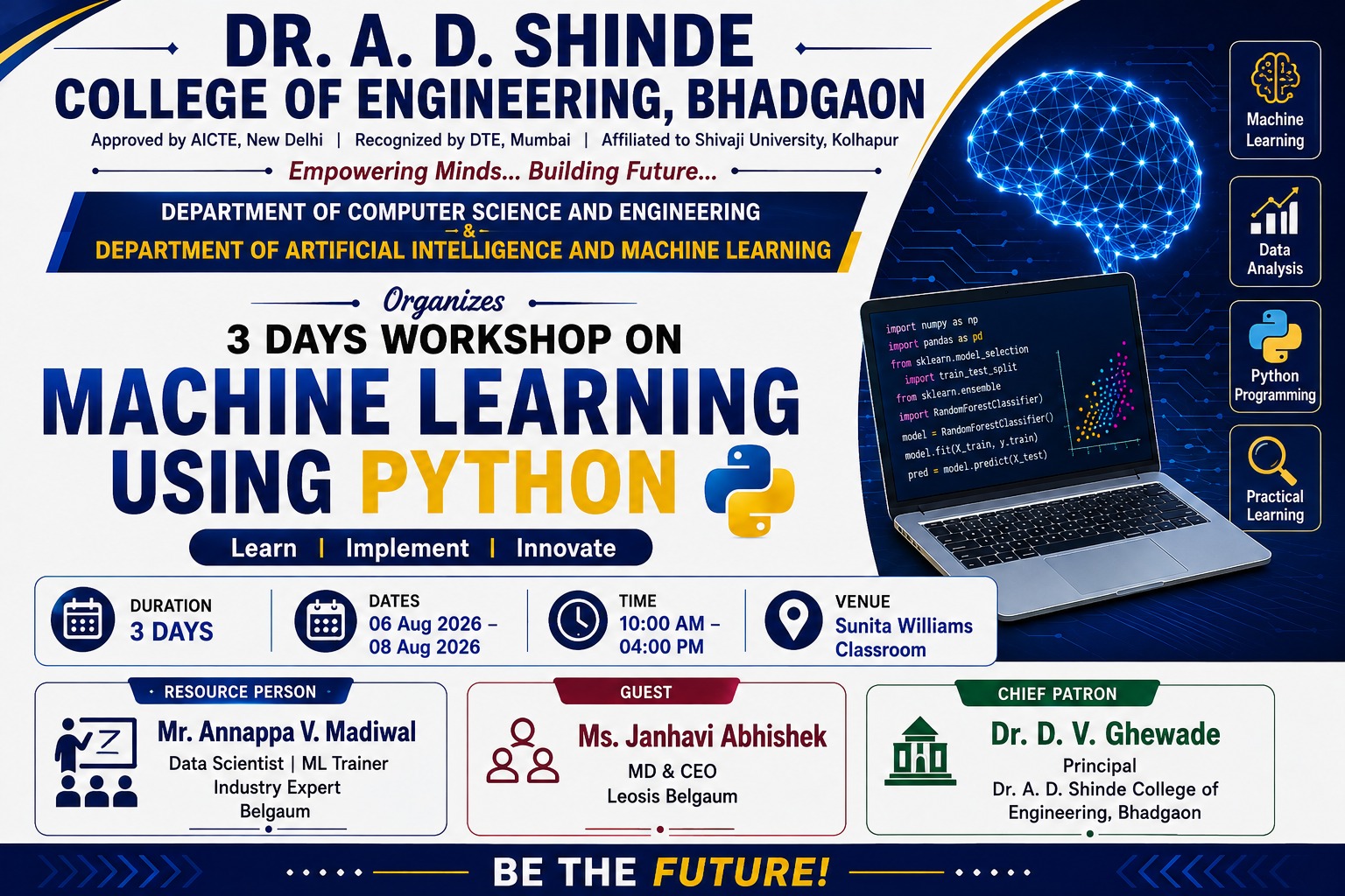 Machine Learning Using Python Workshop